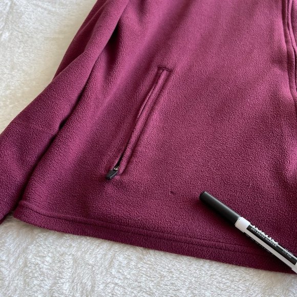 LL BEAN‎ Men's Trail Fleece Full Zip 291724 SIZE XL REG MAROON Outdoors Jacket - Picture 6 of 10